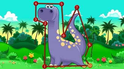 Dinosaur Dots Connect for kids screenshot 4