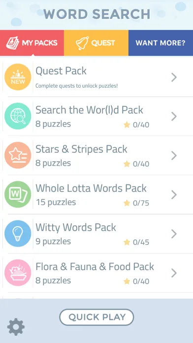 Word Search Puzzles screenshot 2