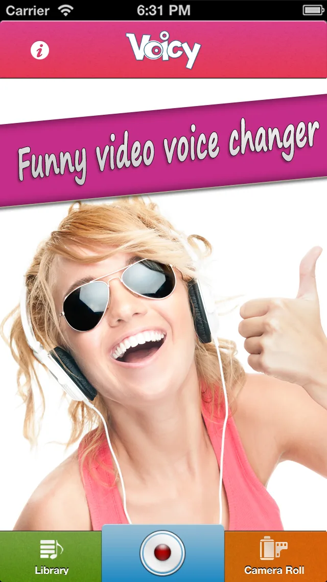 Voicy Helium Voice Change.r & Record.er - Transform.er your video.s into fun.ny chipmunk effect.s screenshot 1