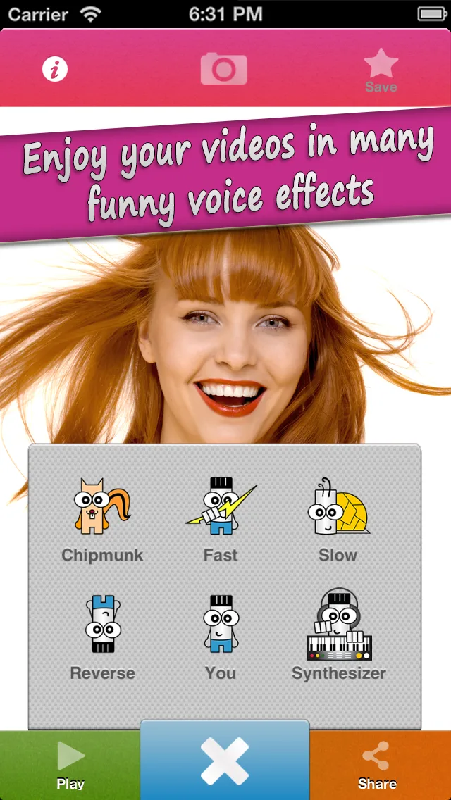 Voicy Helium Voice Change.r & Record.er - Transform.er your video.s into fun.ny chipmunk effect.s screenshot 3