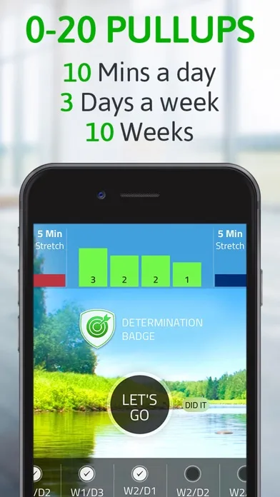 Pull ups: 20 pull-ups trainer screenshot 2