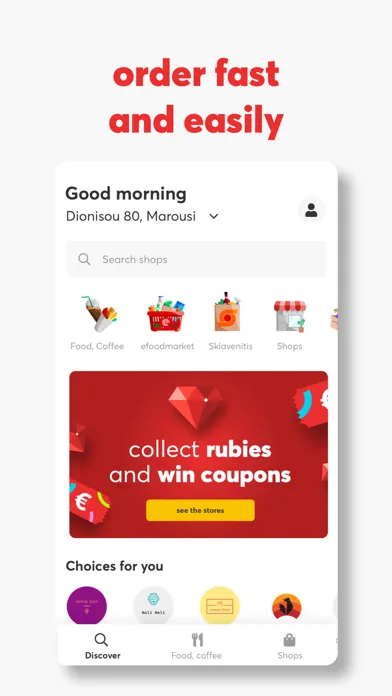 efood delivery: food, grocery screenshot 2