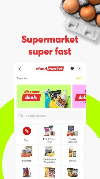 efood delivery: food, grocery screenshot 5