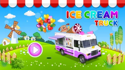Ice Cream & Fire Truck Games screenshot 1