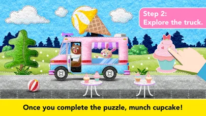 Ice Cream & Fire Truck Games screenshot 4