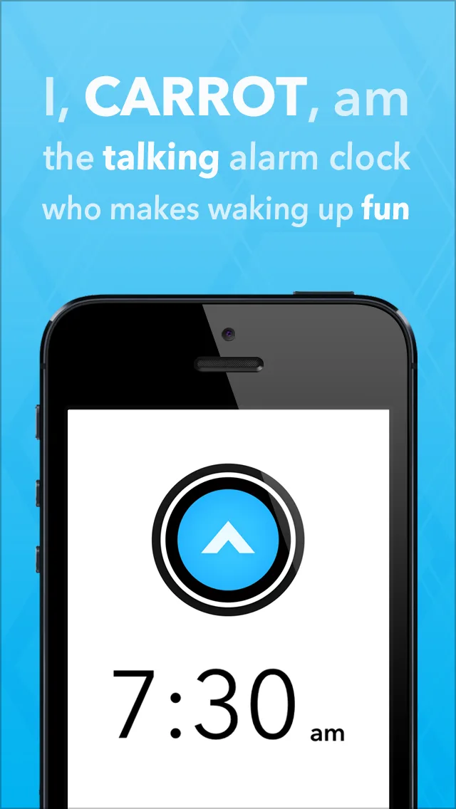 CARROT Alarm - Talking Alarm Clock screenshot 1