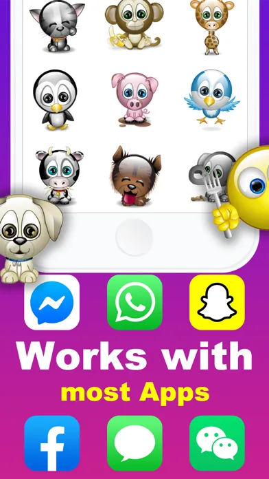 Animated Emoji 3D Sticker GIF screenshot 4
