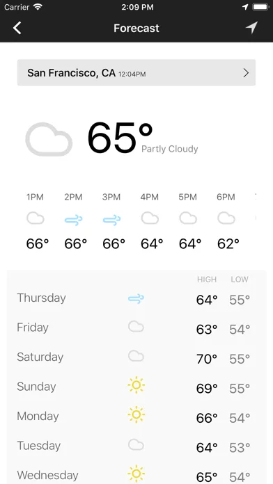 myWeather - Live Local Weather screenshot 2