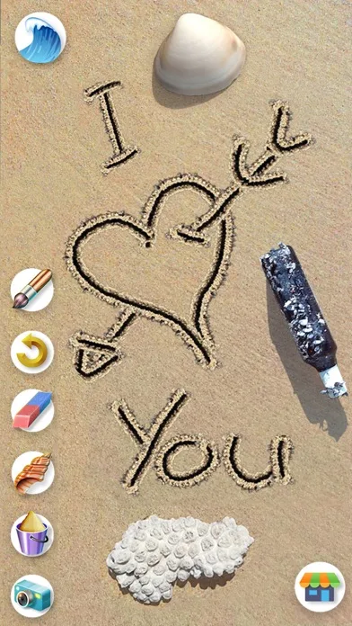Sand Draw: Beach Wave Art Game screenshot 1