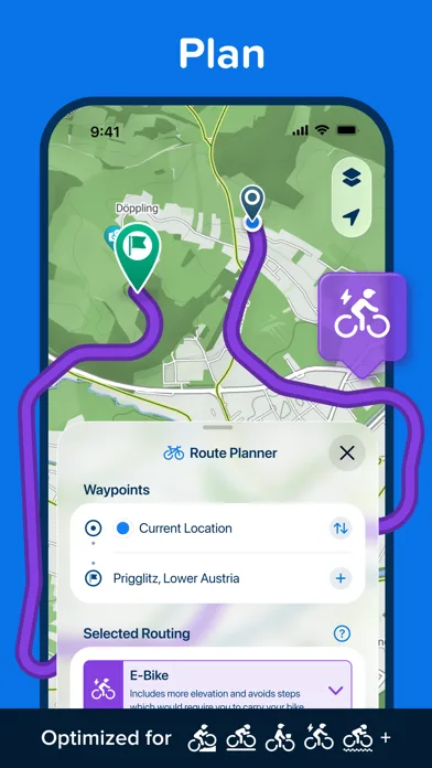 Bikemap: Bicycle Tracker & GPS screenshot 2