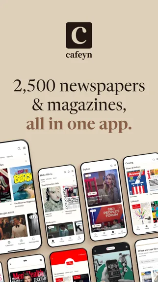 Cafeyn - News & magazines screenshot 1