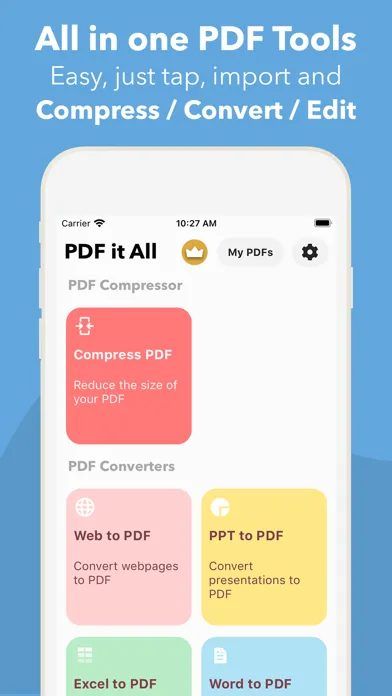 PDF it All Document Converter screenshot 1