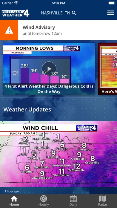 WSMV 4 FIRST ALERT Weather screenshot 1