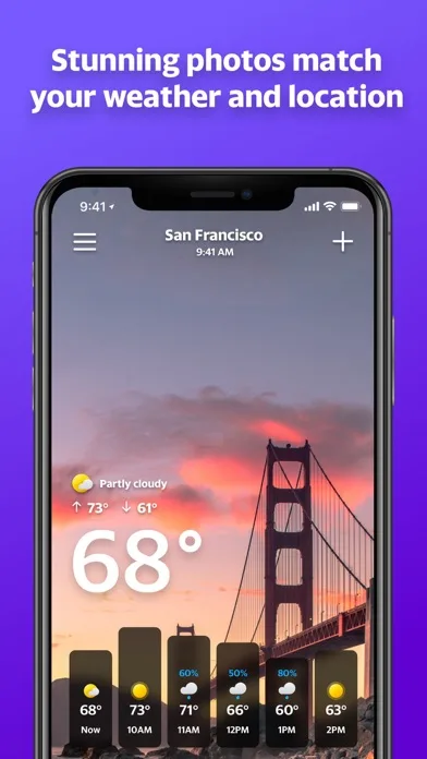 Yahoo Weather: Forecast & Maps screenshot 1