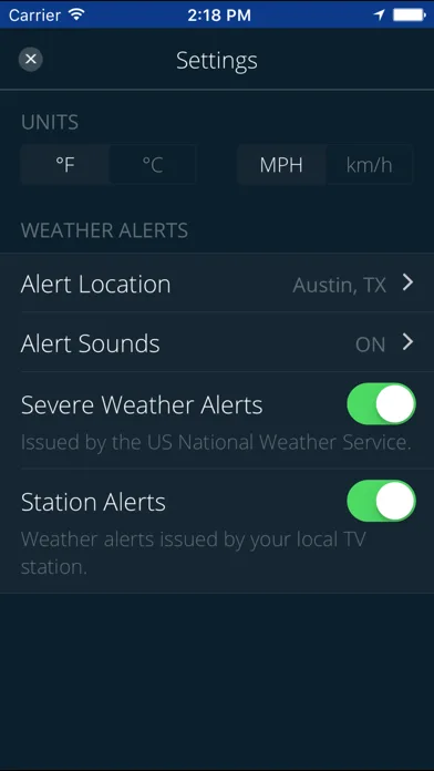 CBS Austin WX screenshot 1