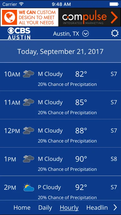 CBS Austin WX screenshot 4