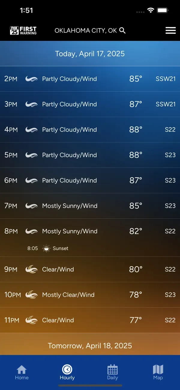FOX25 OKC WX screenshot 2