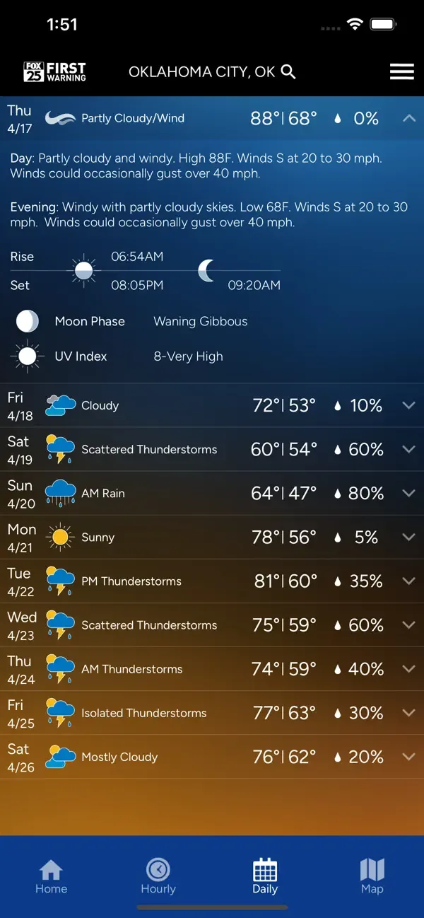 FOX25 OKC WX screenshot 3