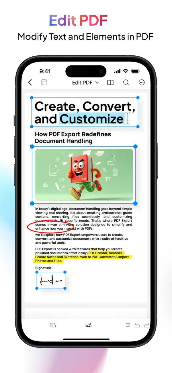 PDF Export - PDF Editor & Scan screenshot 1