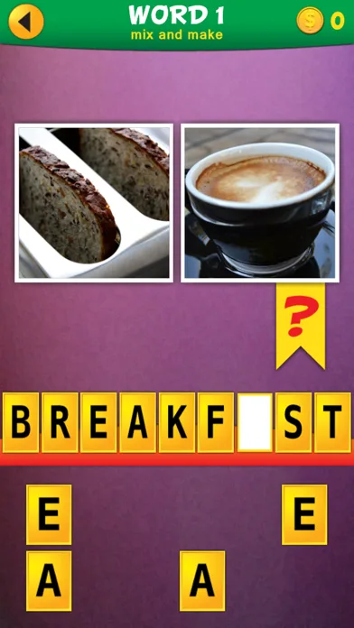 2 Pics 1 Word: Mix Pics Puzzle screenshot 1