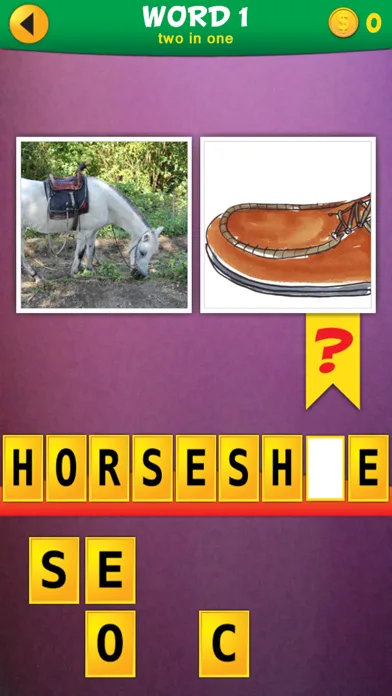 2 Pics 1 Word: Mix Pics Puzzle screenshot 2