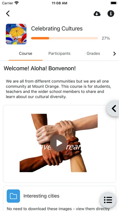 Moodle screenshot 2