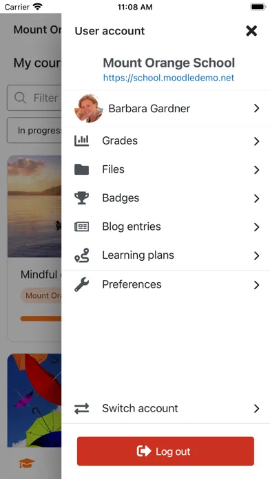 Moodle screenshot 4