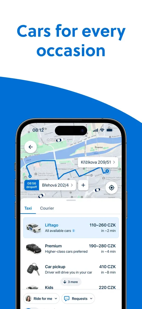 Liftago: Travel safely screenshot 3
