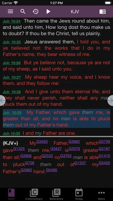 e-Sword LT: Bible Study to Go screenshot 1