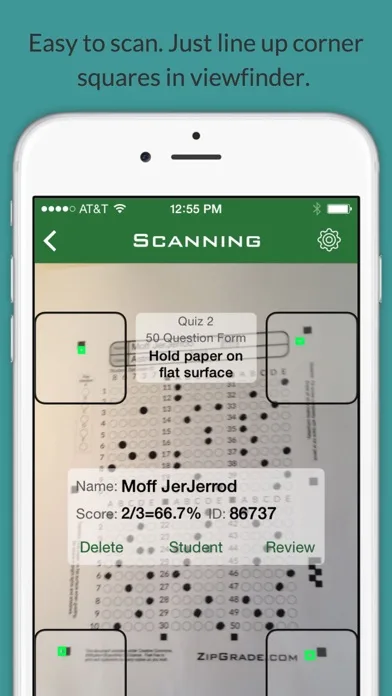ZipGrade screenshot 2