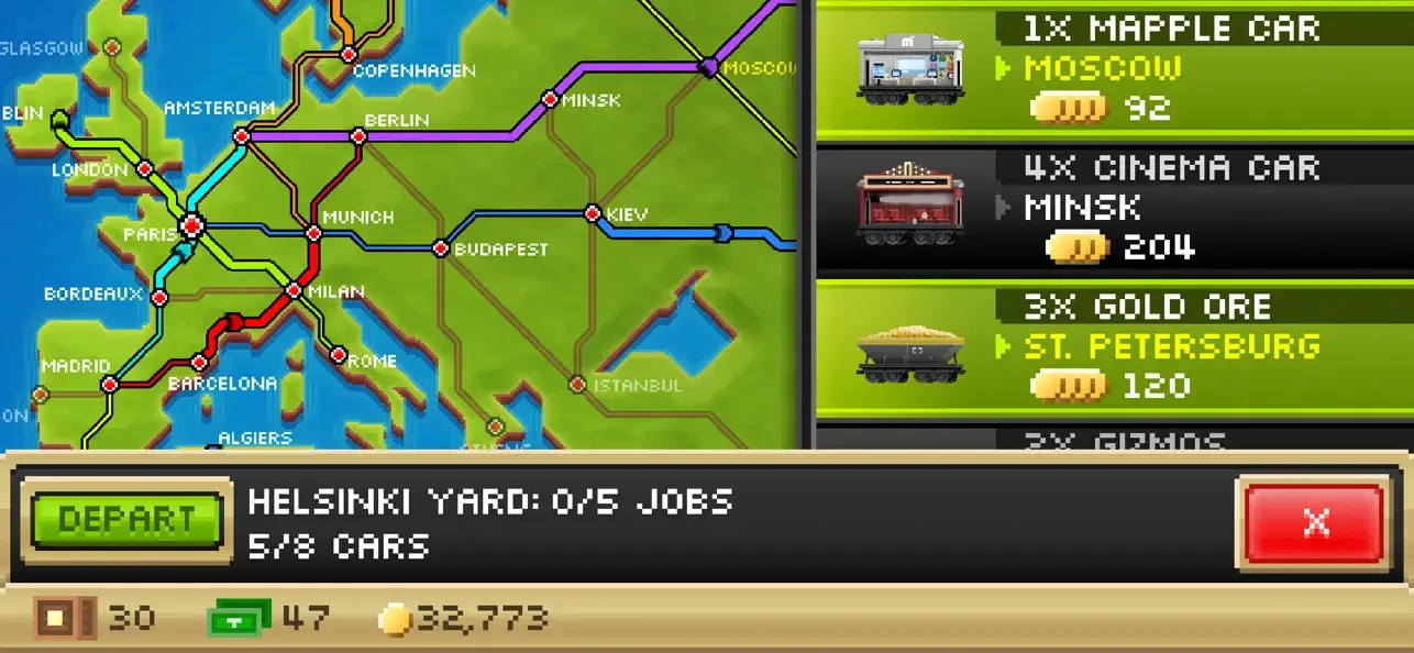 Pocket Trains: Railroad Tycoon screenshot 2