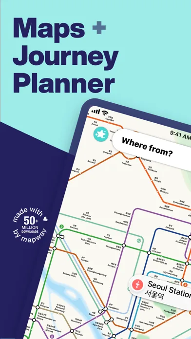 Seoul Metro Subway Map screenshot 1