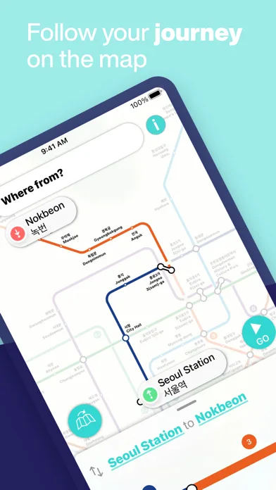 Seoul Metro Subway Map screenshot 4