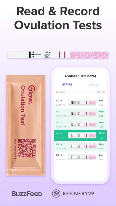 Glow Ovulation & Period App screenshot 2