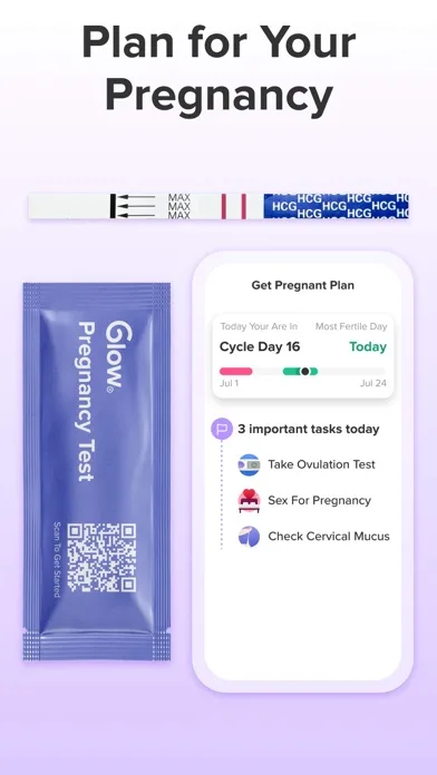 Glow Ovulation & Period App screenshot 3