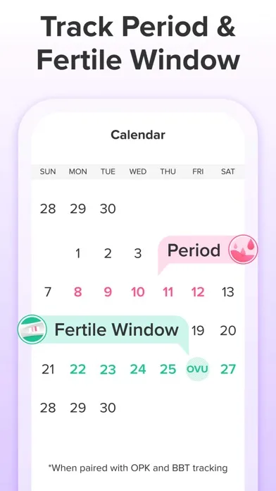 Glow Ovulation & Period App screenshot 4