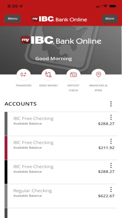 IBC Bank screenshot 2
