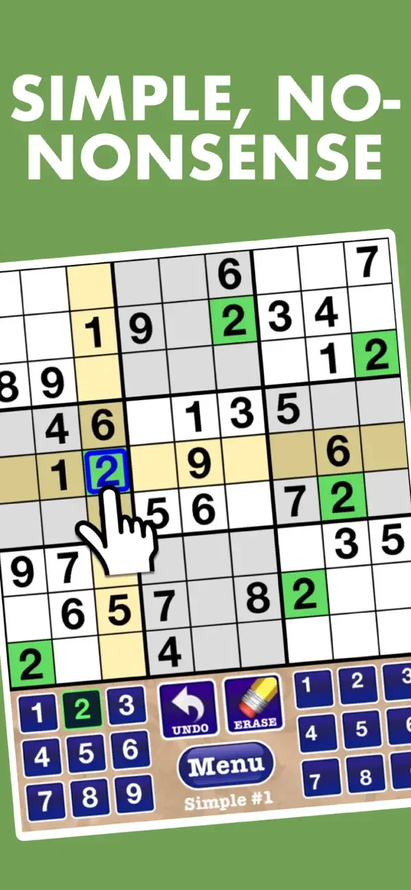 Stress Free Sudoku Game Book! screenshot 1