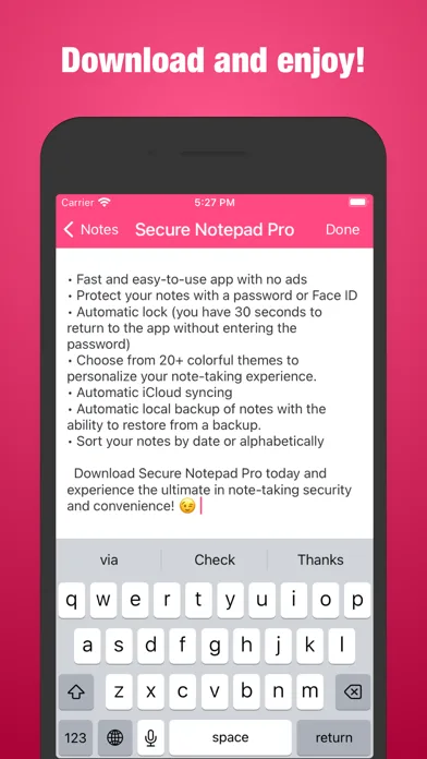 Secure Notepad Pro screenshot 4