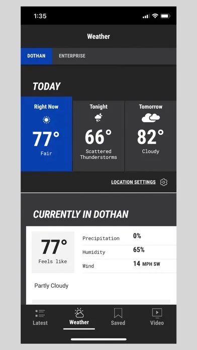 WDHN News screenshot 2