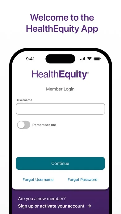 HealthEquity Mobile screenshot 1