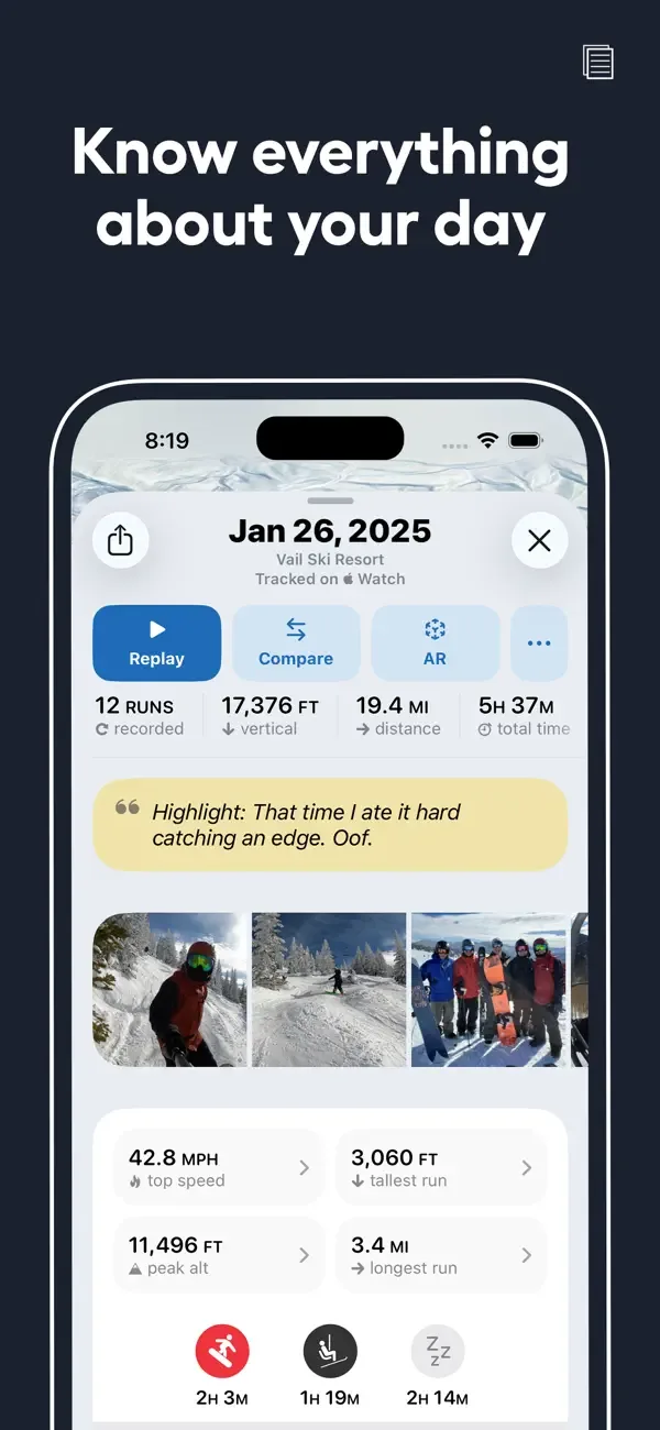 Slopes: Ski & Snowboard screenshot 4