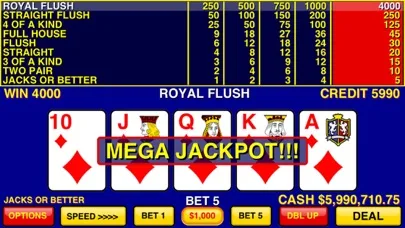 Video Poker Games screenshot 1