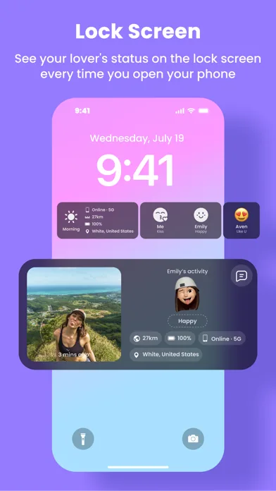 LiveStatus - App for couples screenshot 2