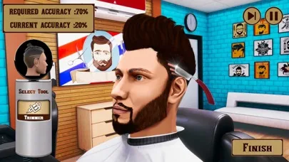 Barber Shop Hair Cut Simulator screenshot 1