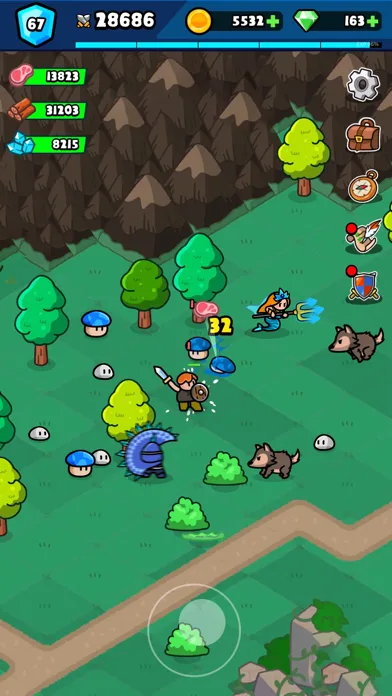 Rumble Heroes : Adventure RPG screenshot 1