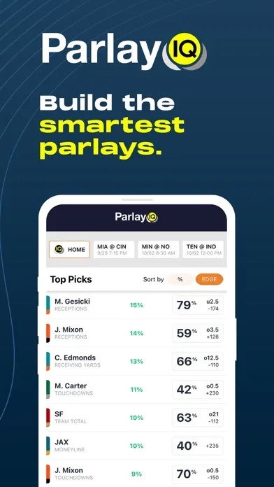 ParlayIQ for Sports Betting screenshot 1