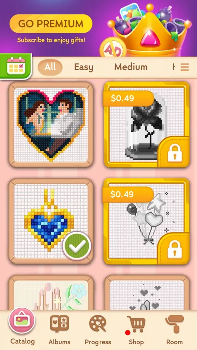 Craft Cross Stitch: Pixel Art screenshot 1