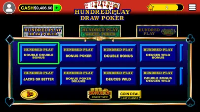 Hundred Play Draw Poker screenshot 3