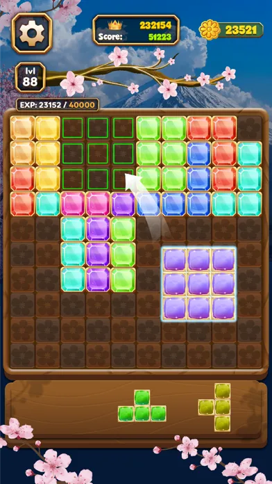 Gem Block Puzzle Game screenshot 2